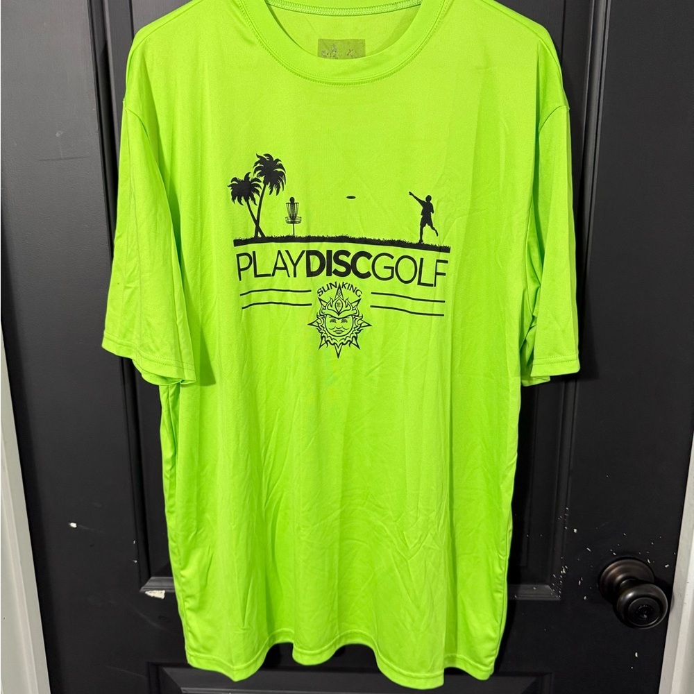 Disc Golf Neon Green T-Shirt
